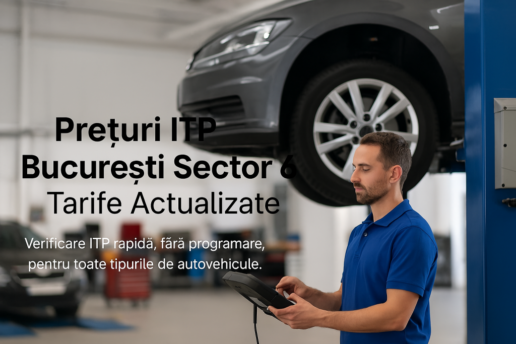 Tarife ITP Auto București Sector 6 – Prețuri Verificare Tehnică Actualizate